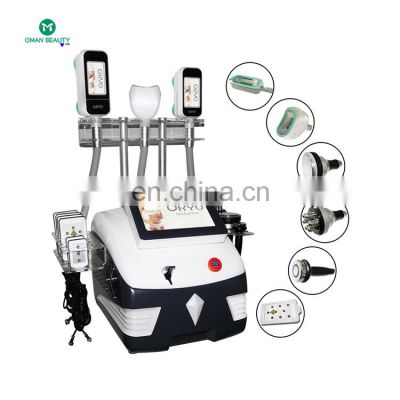 Profession 360 degree cellulite removal cryo fatfreezing machine with 40k vacuum ultrasonic rf cavitation