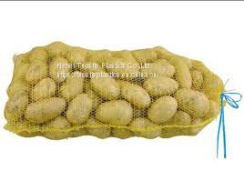 plastic hdpe bag  50x80 Raschel mesh bag for packing 40kg potatoes