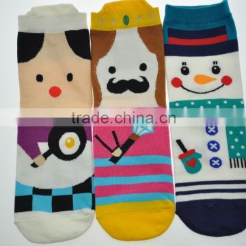 Kids cartoon tube socks.