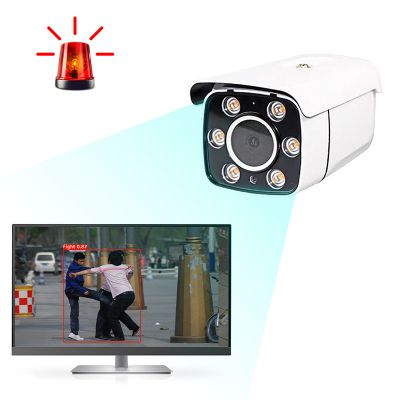 AI fight Identification cameras security cameras solar