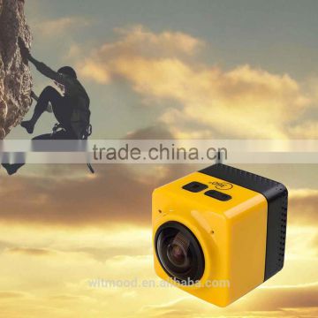 360 degree camera Panorama video camera, drone with hd camera wireless Cube 360 action camera