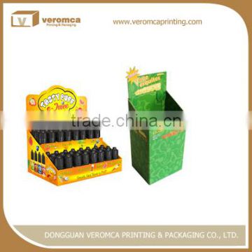 Brand new customized pallet corrugated display
colorful counter display