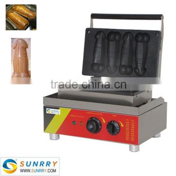 Hot-sell 4PCS Commercial Electric Waffle Maker Machine Make For Stainless Steel Material (SUNRRY SY-WM4P)