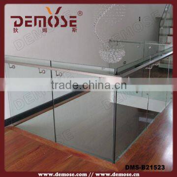china supplier interior modern staircase glass railing designs