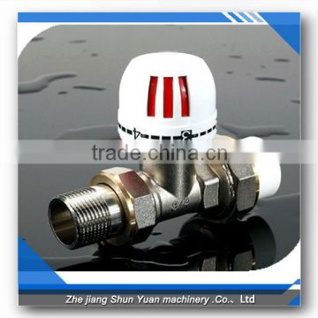 thermostatic radiator valves Straight Ball valve brass valve Copper ball valve for ppr pipes and fittings