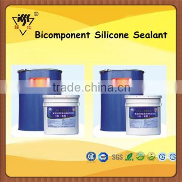 Bicomponent Silicone Sealant for glass