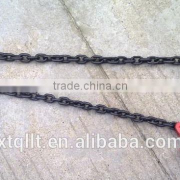 G70 GRADE towing chain with eye grab hook on both ends