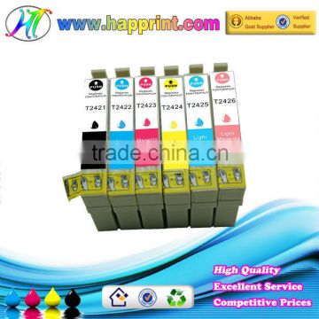 High Capacity brand new ink cartridge for Epson T2421 T2422 T2423 T2424 T2425 T2426
