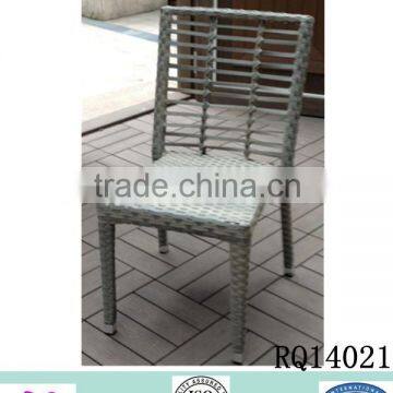 PE Rattan Chair PE Rattan For Garden Use Without Armrest