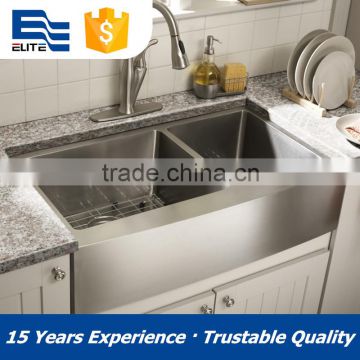 Stainless steel farm sink with rubber pad kitchen sink                        
                                                Quality Choice