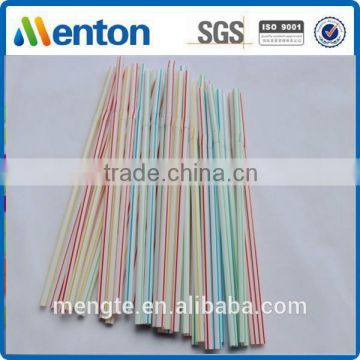 party flexible plastic striped color straws