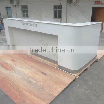 OME&DIY for your shop solid surface reception desk counter