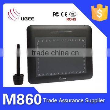 Ugee M860 Animation Drawing Graphic Tablet 8*6 Inch 2048 Pen Pressure Sensitive