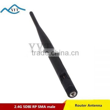 Factory Price Indoor Omni directional 2.4g 5dbi RP SMA male antenna