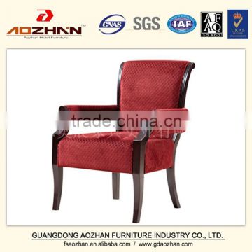 customized Modern fabric upholstered armrest Dining Chair