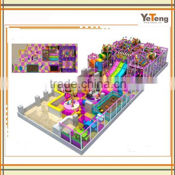 EU standard candy theme commercial indoor playground for toddlers