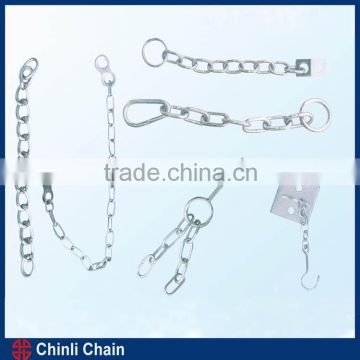 Ordinery mild steel DIN5685 Standard short Link chain for normal welded chain,electrolytic polishing Stainless steel chain