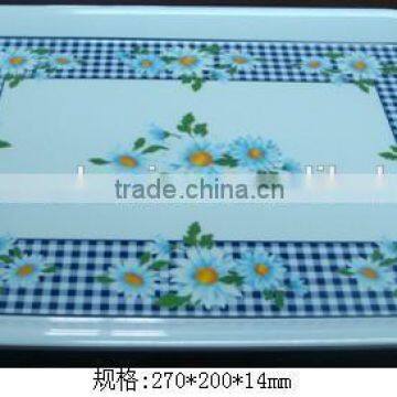 Cereal melamine tray