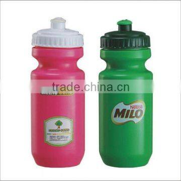 550ml PE plastic promotion sport water drinking bottle(BPA free)