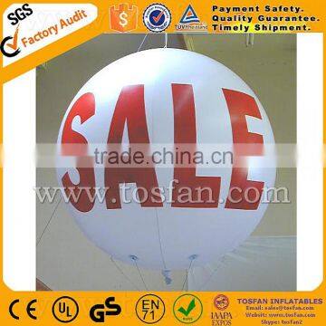 promotion large helium round balloon with printing F2058
