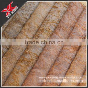 bronzing Knitted Suede For Home Textile sofa bafric