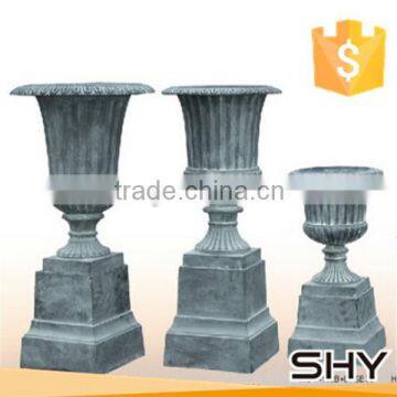 Garden decoration ornaments cast iron flowerpot stands