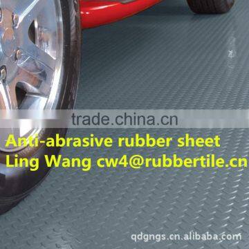 Guangneng clean hospital rubber flooring anti-slip rubber flooring
