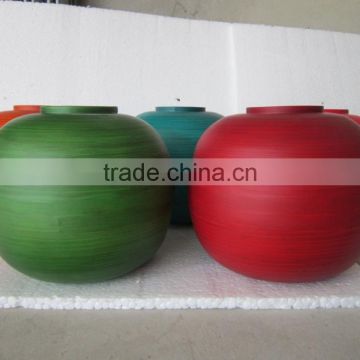 Variety color bamboo vase Vietnam