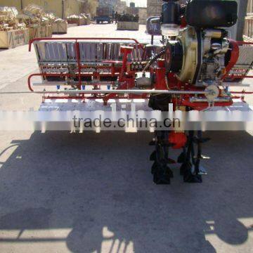 Twin-wheel rice transplanter