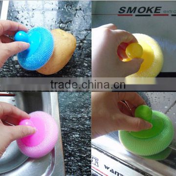 Third -general Hot Sell Pot Scourer Plastic Nylon Scourer