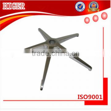 precision five-star foot base office chair parts for metal furniture accessories