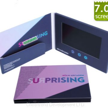 High Quality Various Greeting Video Brochure Made in China
