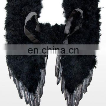 Party feather angel black wings (party decoration) MW-0011