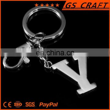 Supply cheap custom design keychain with letters