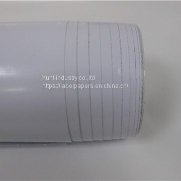 Self Adhesive Vinyl rolls inkjet media flex printing synthetic paper for labels