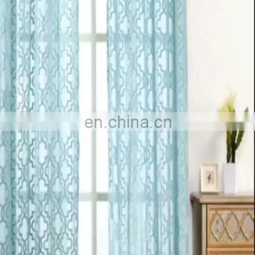 2019 modern plain sheer velvet fabric curtain wholesale