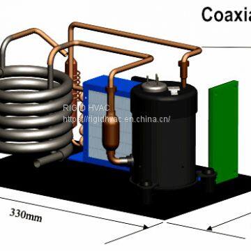 Liquid Cooling System Evaporator Refrigeration with Miniature Compressor for Chiller Unit and Liquid Refrigerant