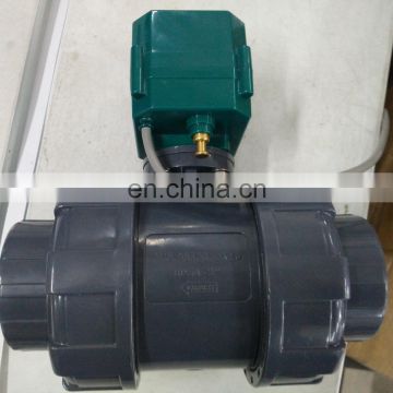 CTF-001 10nm BSP NPT thread glue 12v 24v cr02 upvc dn50 2 inch elelectric ball valve