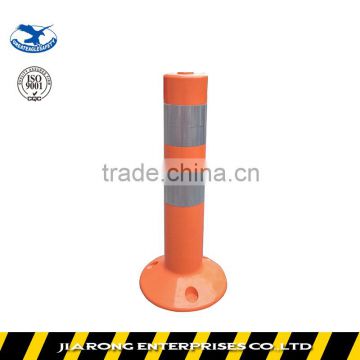 Lower Factory Price height 450mm Orange Flexible PU warning post TS013