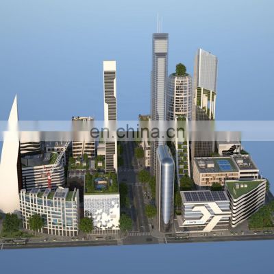 3D architecture model plan for construction, ho scale model
