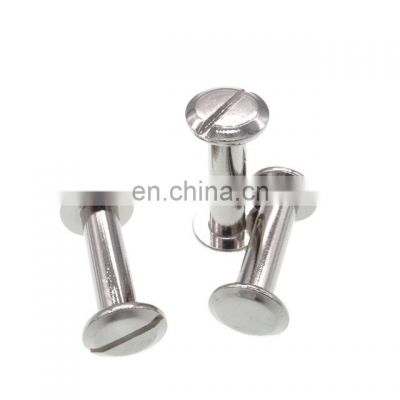 aluminum male and female chicago screws for book keeping