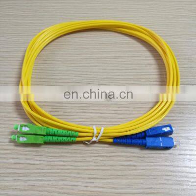2.0mm 3.0mm single mode fiber optic sc to lc patchcord for 2m lc-lc om4 50/125 mm duplex uniboot patch with factory price