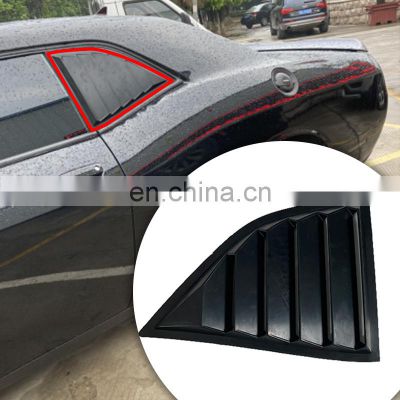 Persianas de la ventana lateral trasera Side Window Louvers  PP Plastic Window Shadow Louvers For Dodge Charger 2015 2016 2019