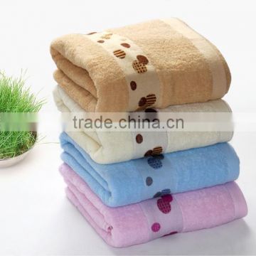 Super absorbent very suitable jacquard cotton / microfiber bath /face towel new products on china market
