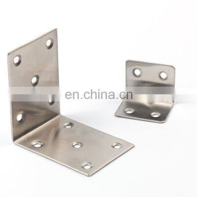 Custom Made Right Angle Galvanized Shelf Support For Steel Cabinet Bracket 60x60