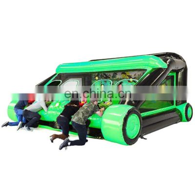 Newest Interactive Games Inflatable Shooting Gallery Games with IPS Lighting System for Sale