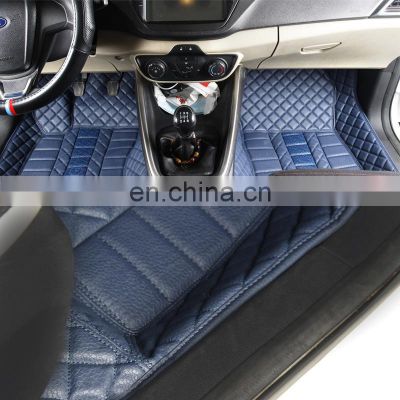 HFTM Customized 4 pieces 5 pieces car accessories  trunk mats for Ford Escort Professional manufacture  colorful cheap carpets