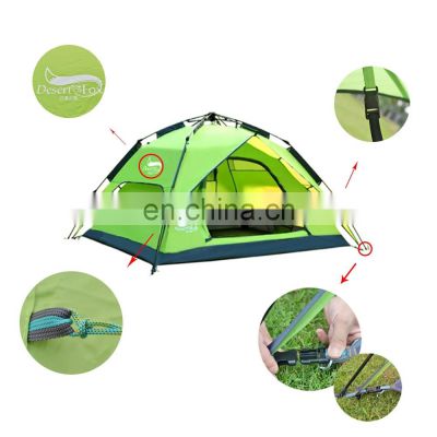 Hot Selling Outdoor Waterproof 2 person Hiking Beach Outdoor camping folding automatic tent