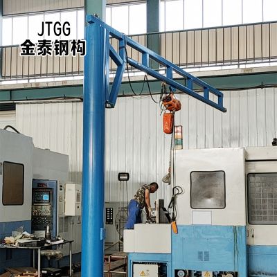 Used For Laser Machine Workshop Wall Mounted 1 2 Ton Wall Mounted Cantilever Crane Gantry Crane For Sale