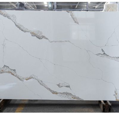 Code：8082，Calacatta artificial stone quartz slab kitchen countertops